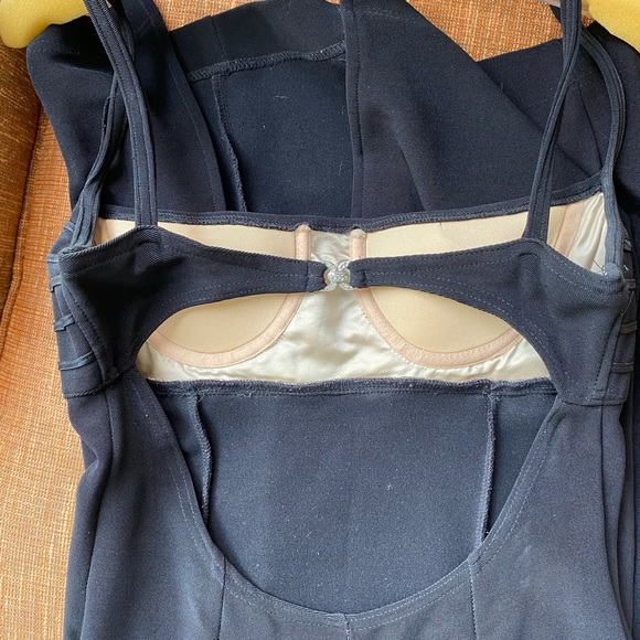 Tadashi full length black gown - Picture 5 of 8